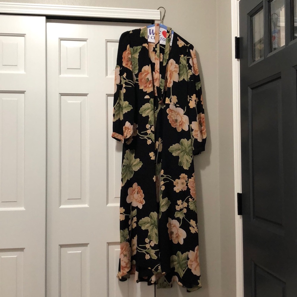 Christy Dawn Bergen Wrap Dress ( Noir)